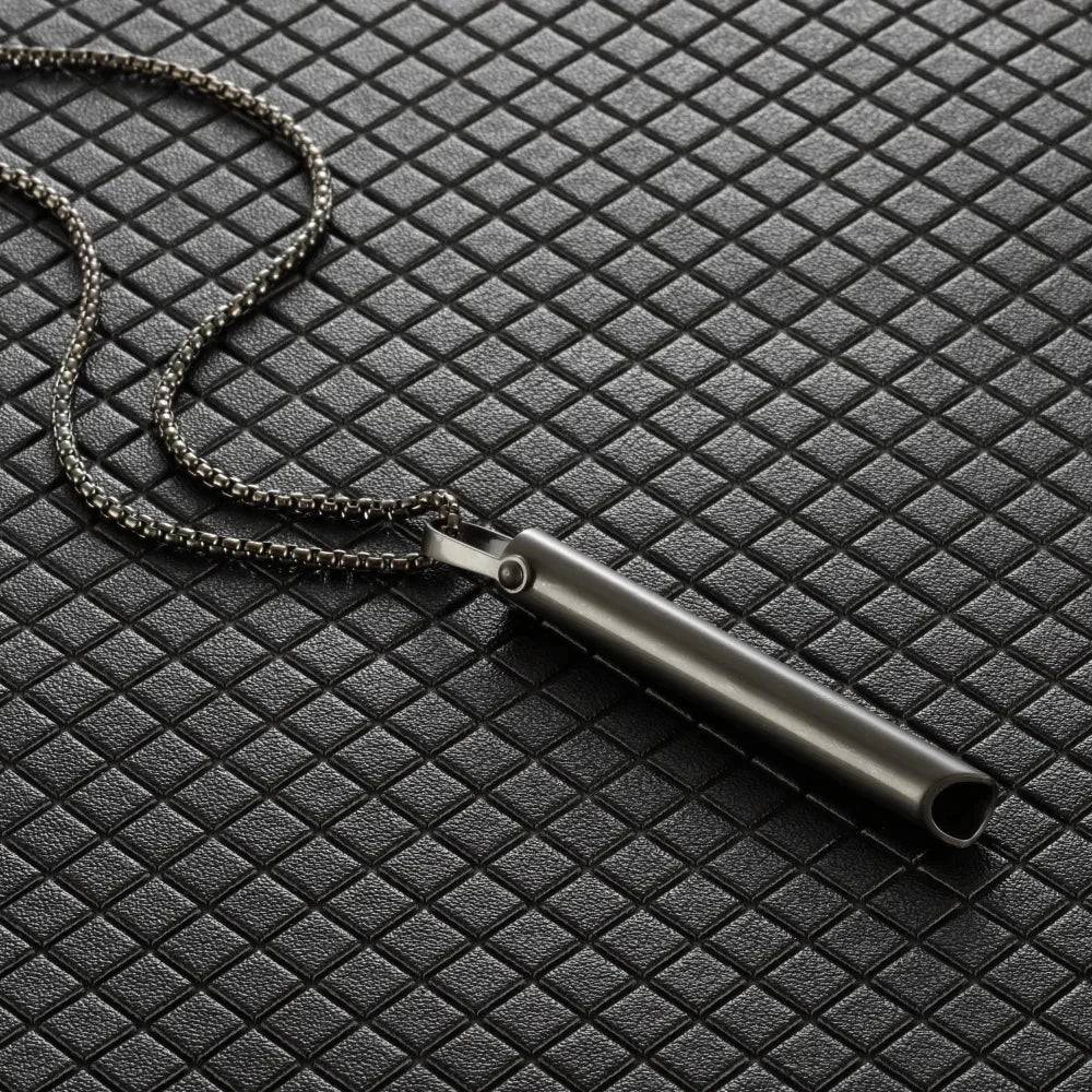 Collier de respiration en acier inoxydable - Skanessence