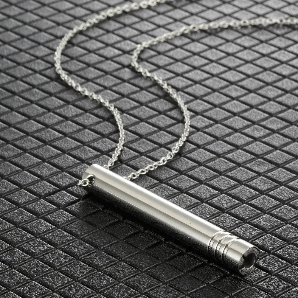 Collier de respiration en acier inoxydable - Skanessence