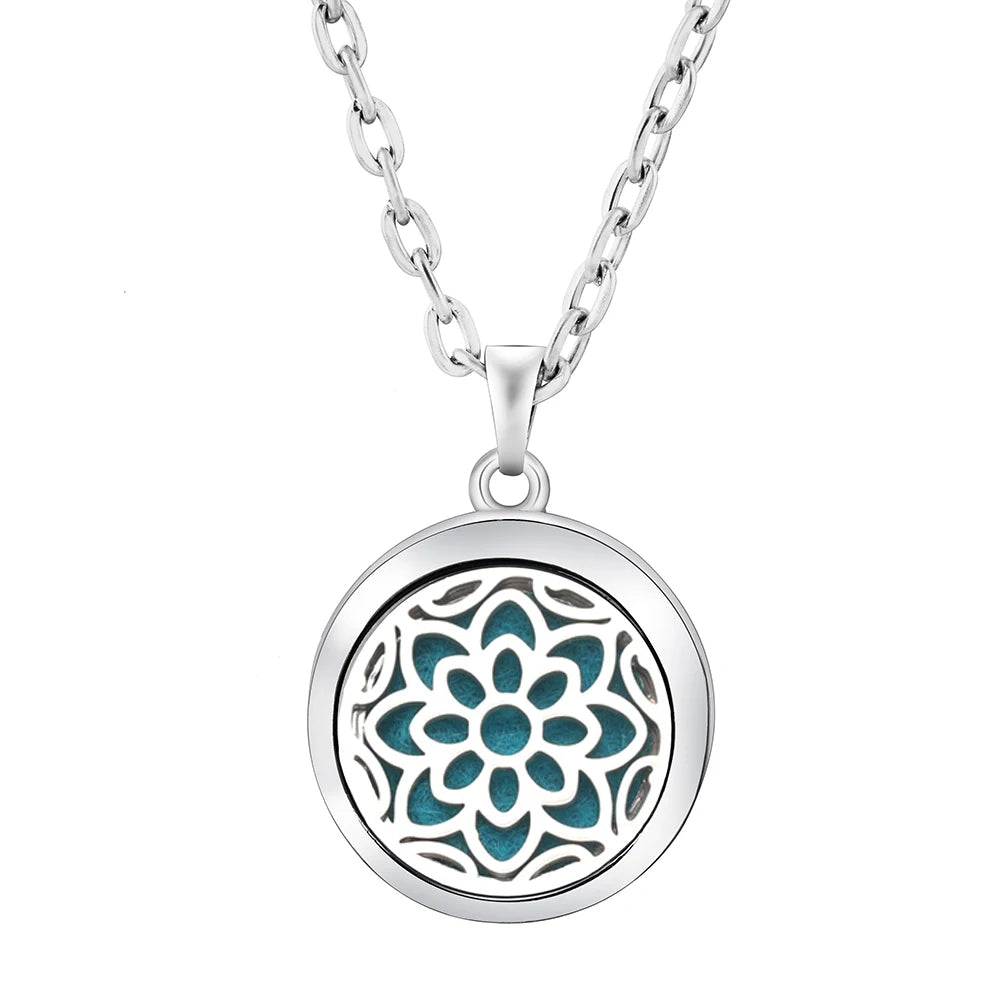 Collier en acier inoxydable avec pendentif - Skanessence