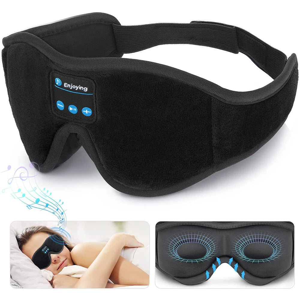 Masque de Sommeil avec Écouteurs Bluetooth - Skanessence