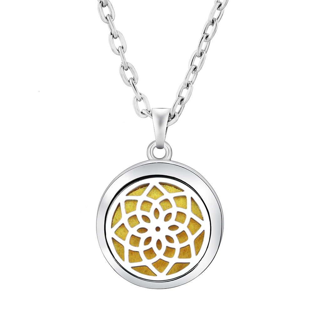 Collier en acier inoxydable avec pendentif - Skanessence