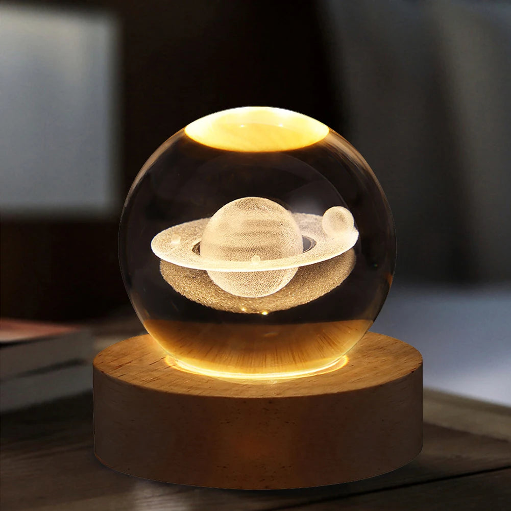 Lampe 3D en Cristal