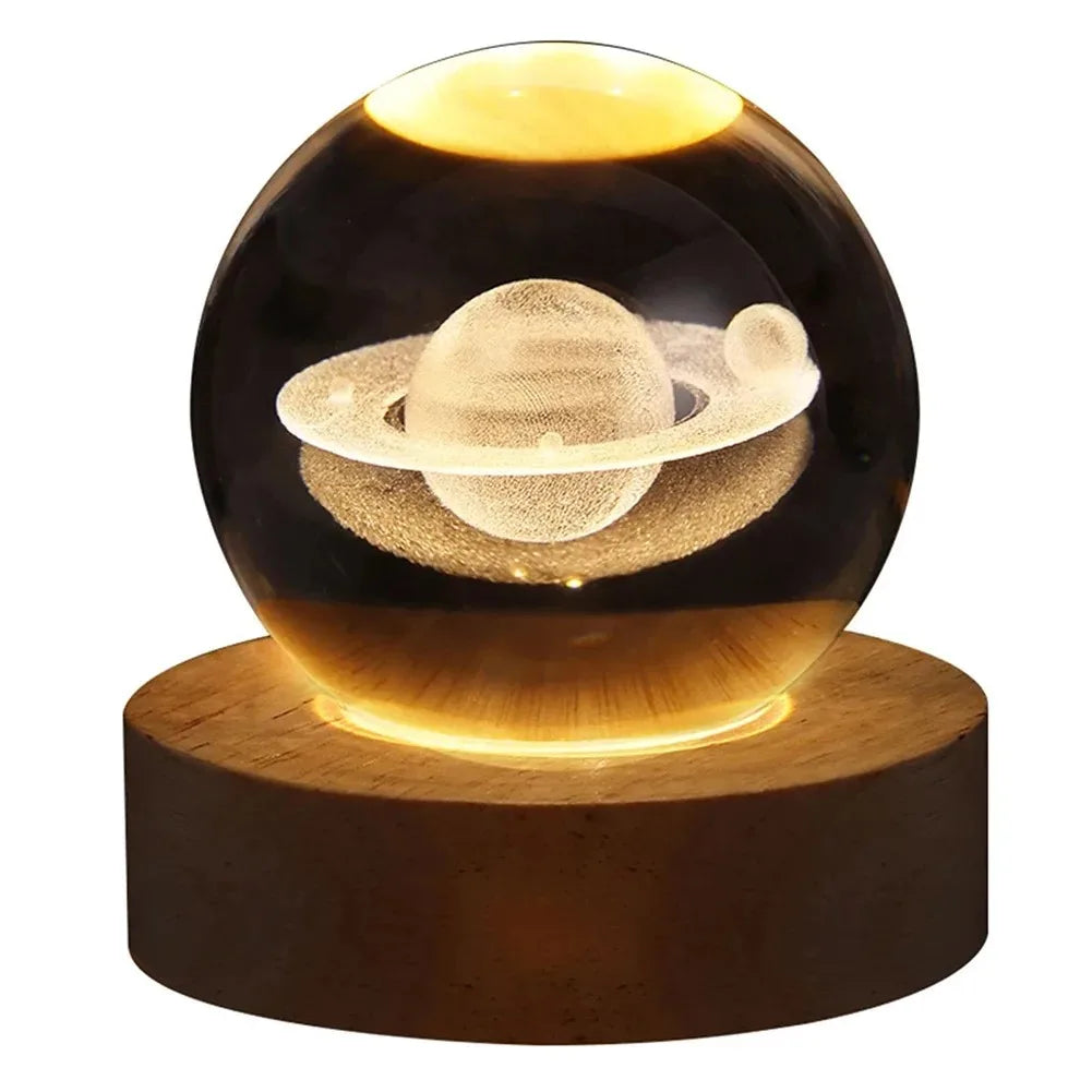 Lampe 3D en Cristal