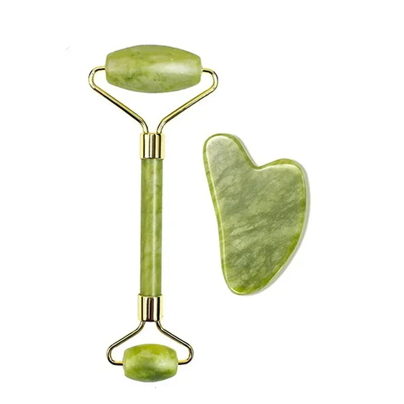 Set de rouleaux de massage en jade - Skanessence