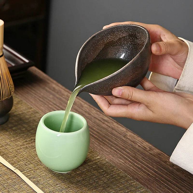 Bol à matcha en céramique brute – Chawan japonais - Skanessence