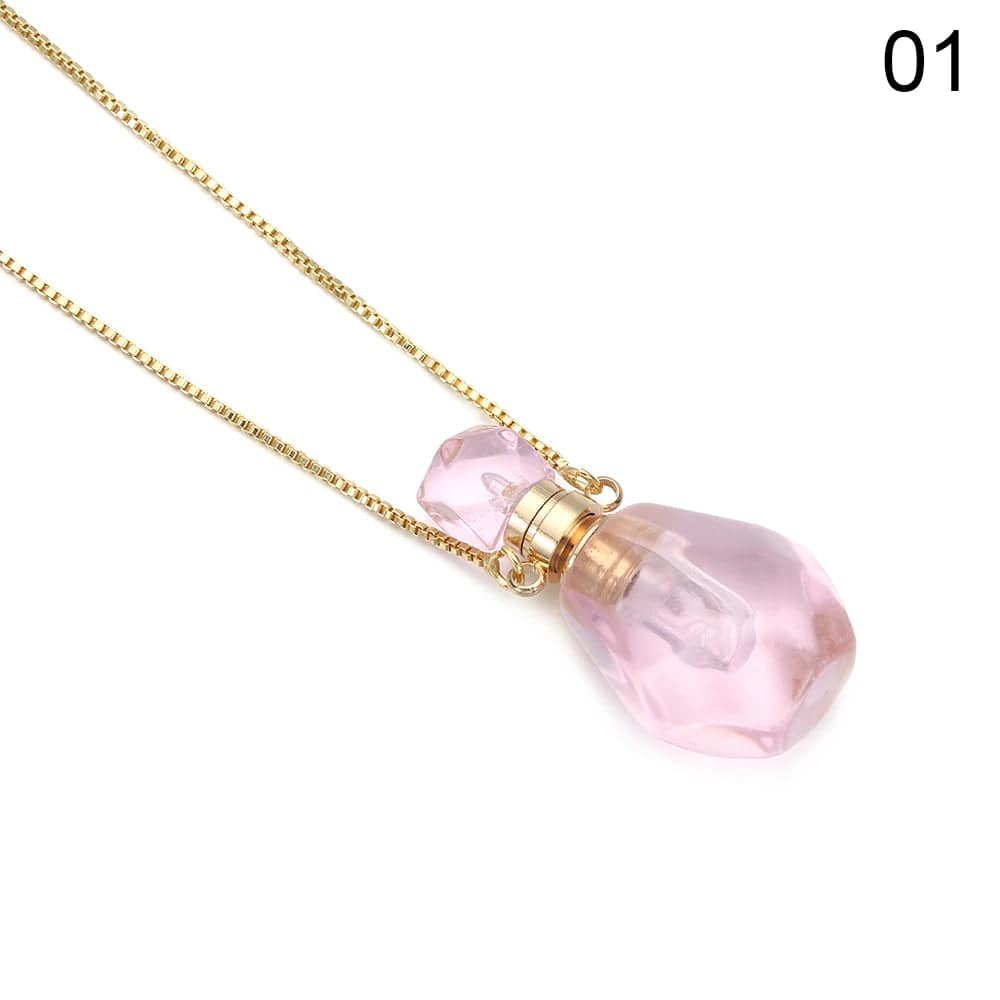 Collier pendentif bouteille de parfum - Skanessence