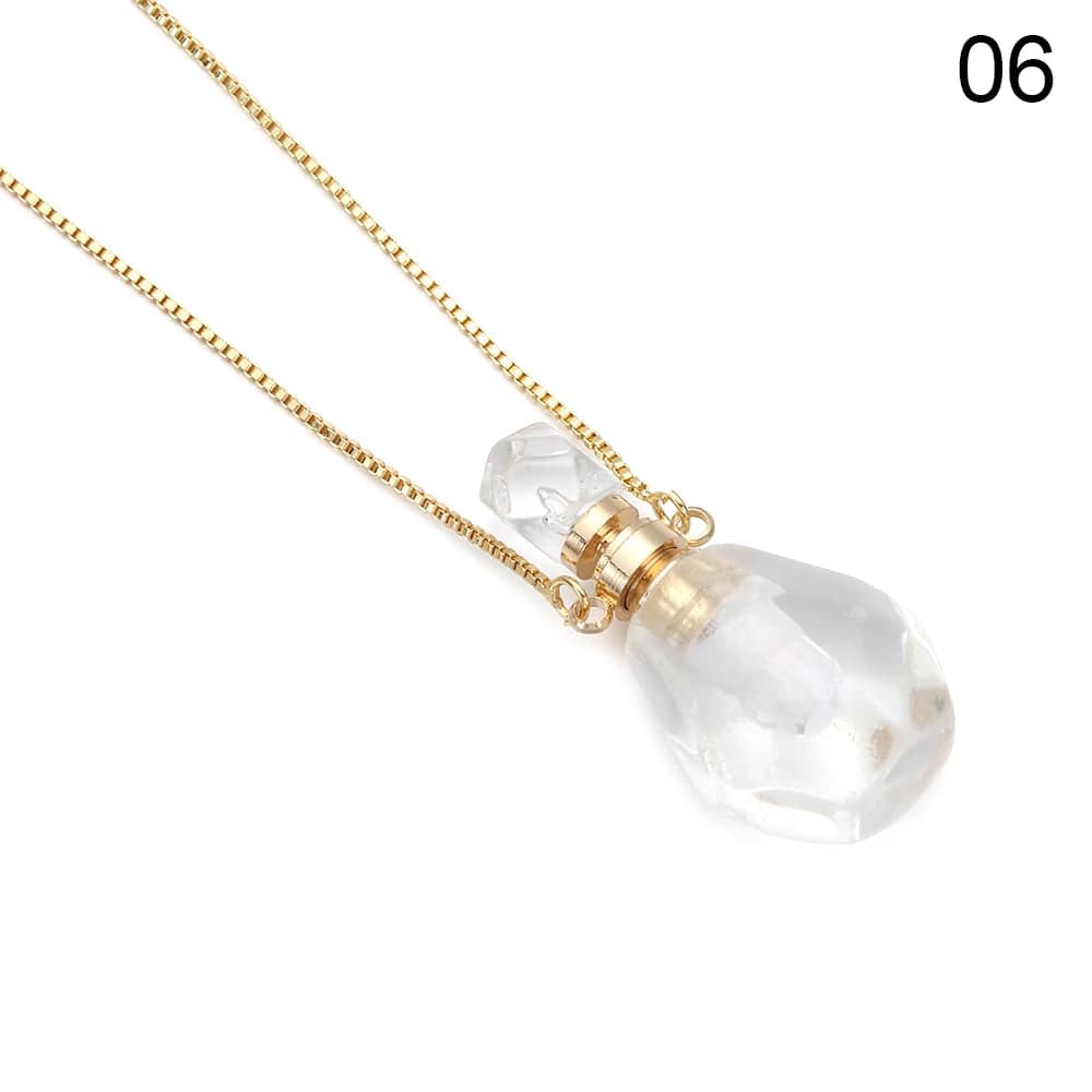 Collier pendentif bouteille de parfum - Skanessence