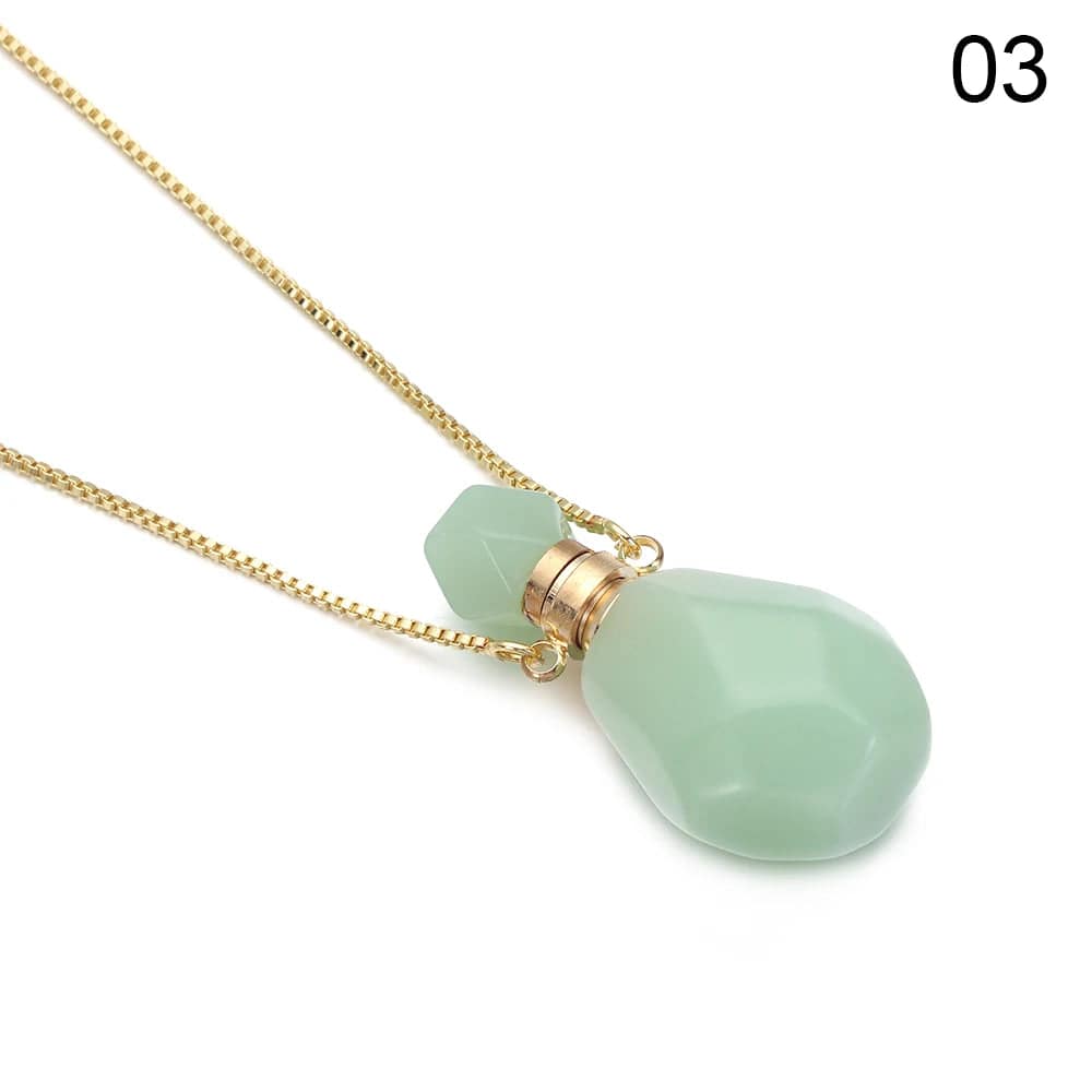 Collier pendentif bouteille de parfum - Skanessence