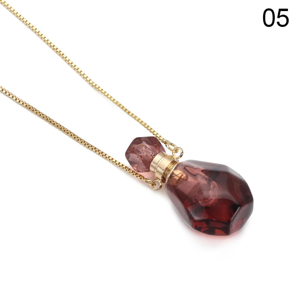 Collier pendentif bouteille de parfum - Skanessence