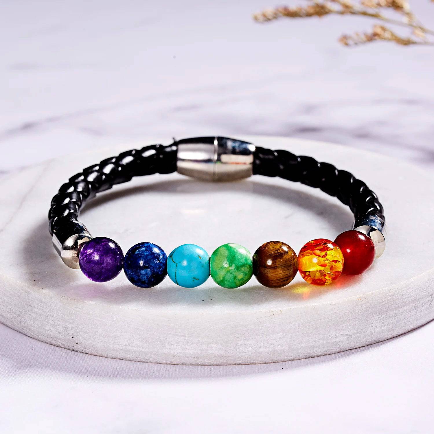 Bracelet pierres des 7 chakras - Skanessence