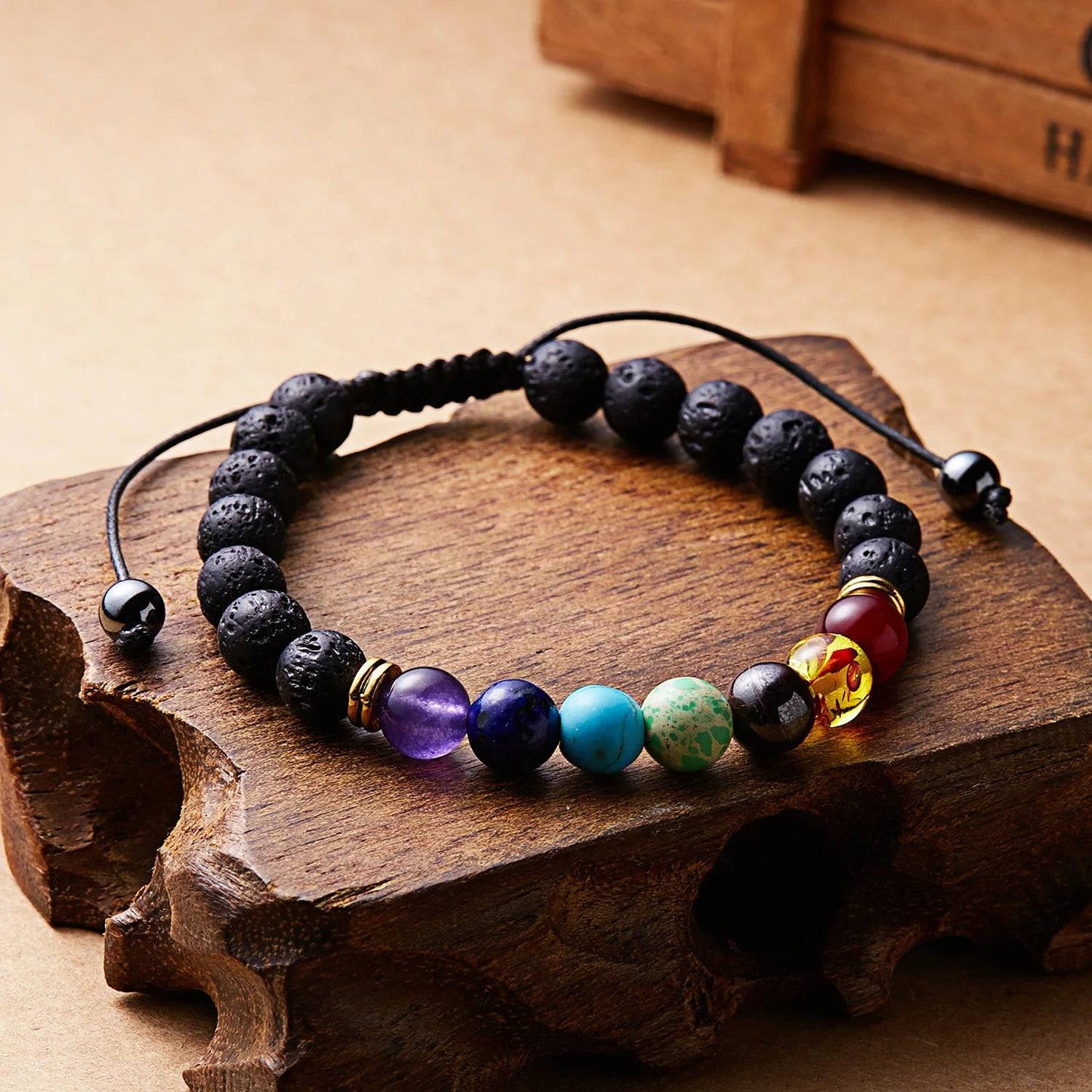 Bracelet pierres des 7 chakras - Skanessence