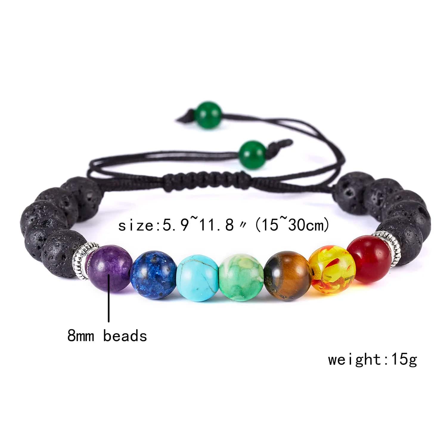 Bracelet pierres des 7 chakras - Skanessence