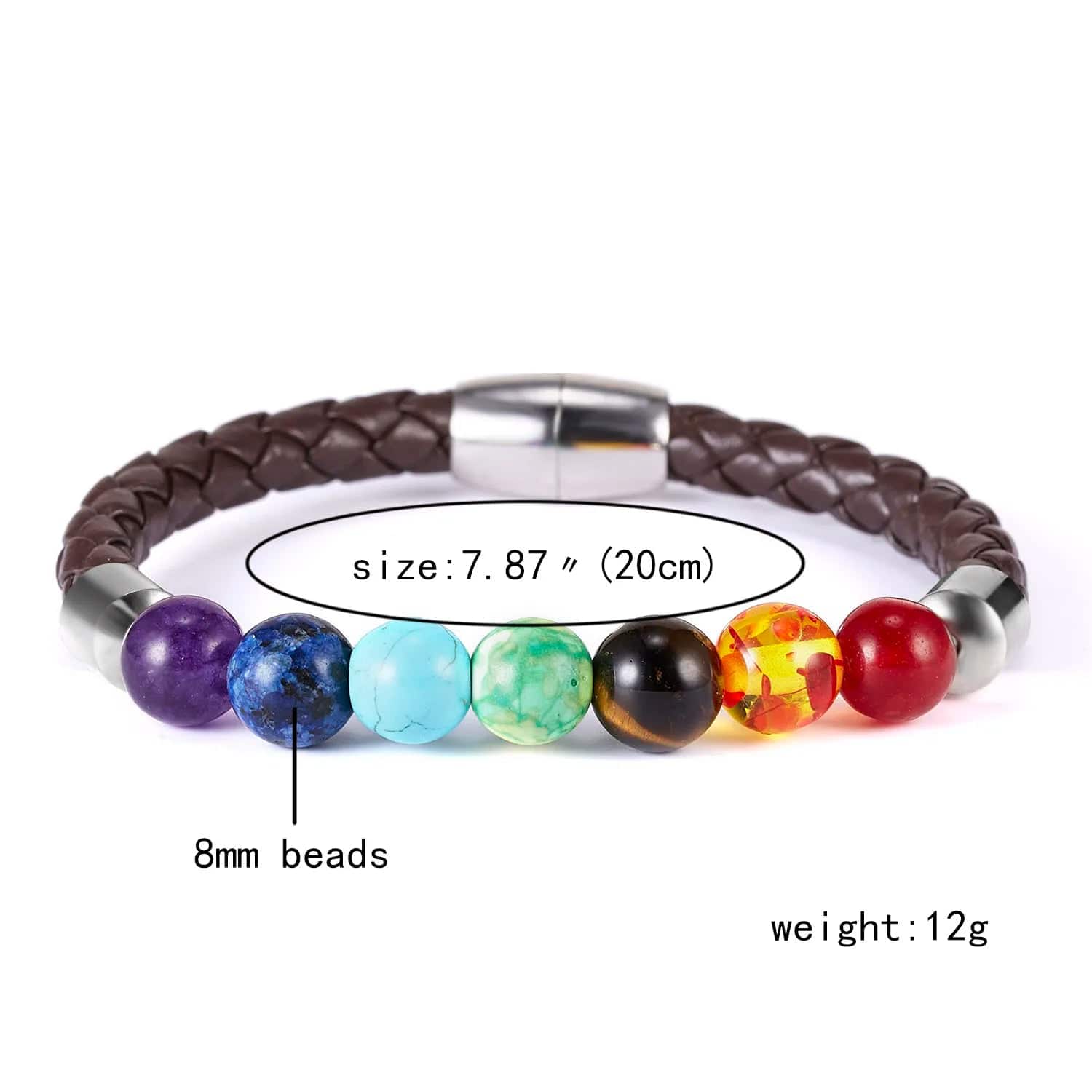 Bracelet pierres des 7 chakras - Skanessence