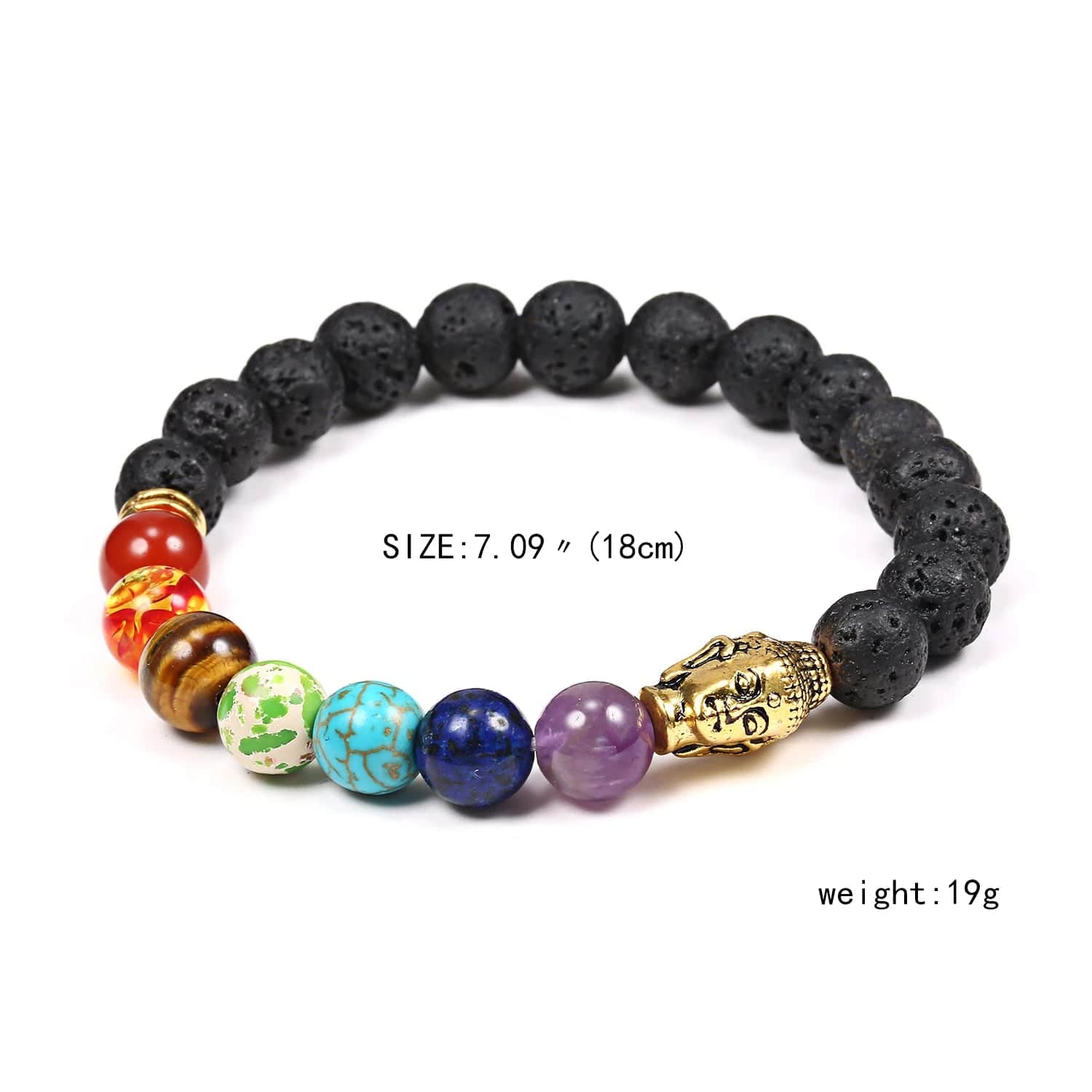 Bracelet pierres des 7 chakras - Skanessence