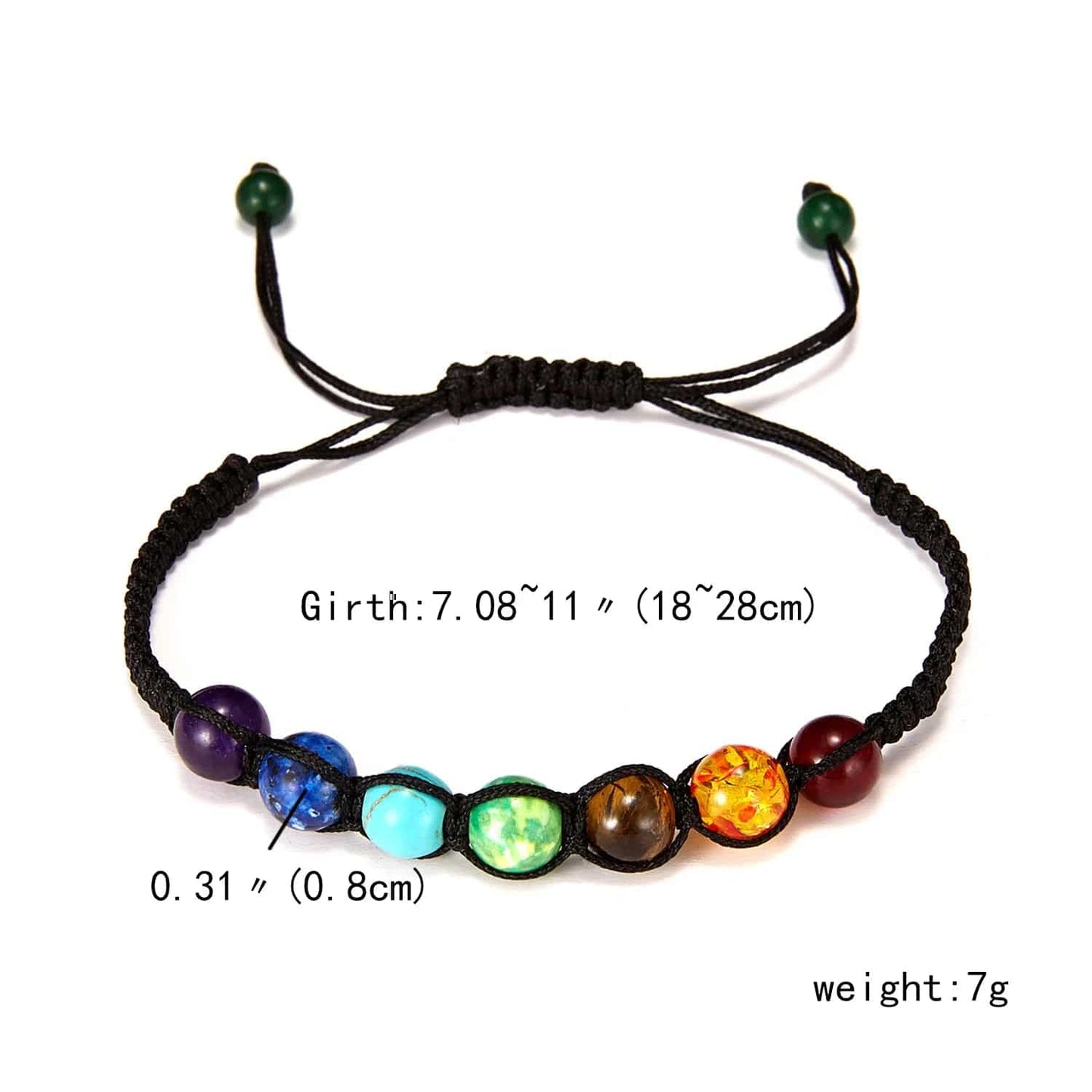 Bracelet pierres des 7 chakras - Skanessence