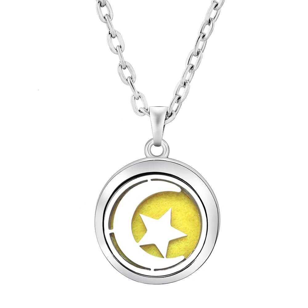 Collier en acier inoxydable avec pendentif - Skanessence