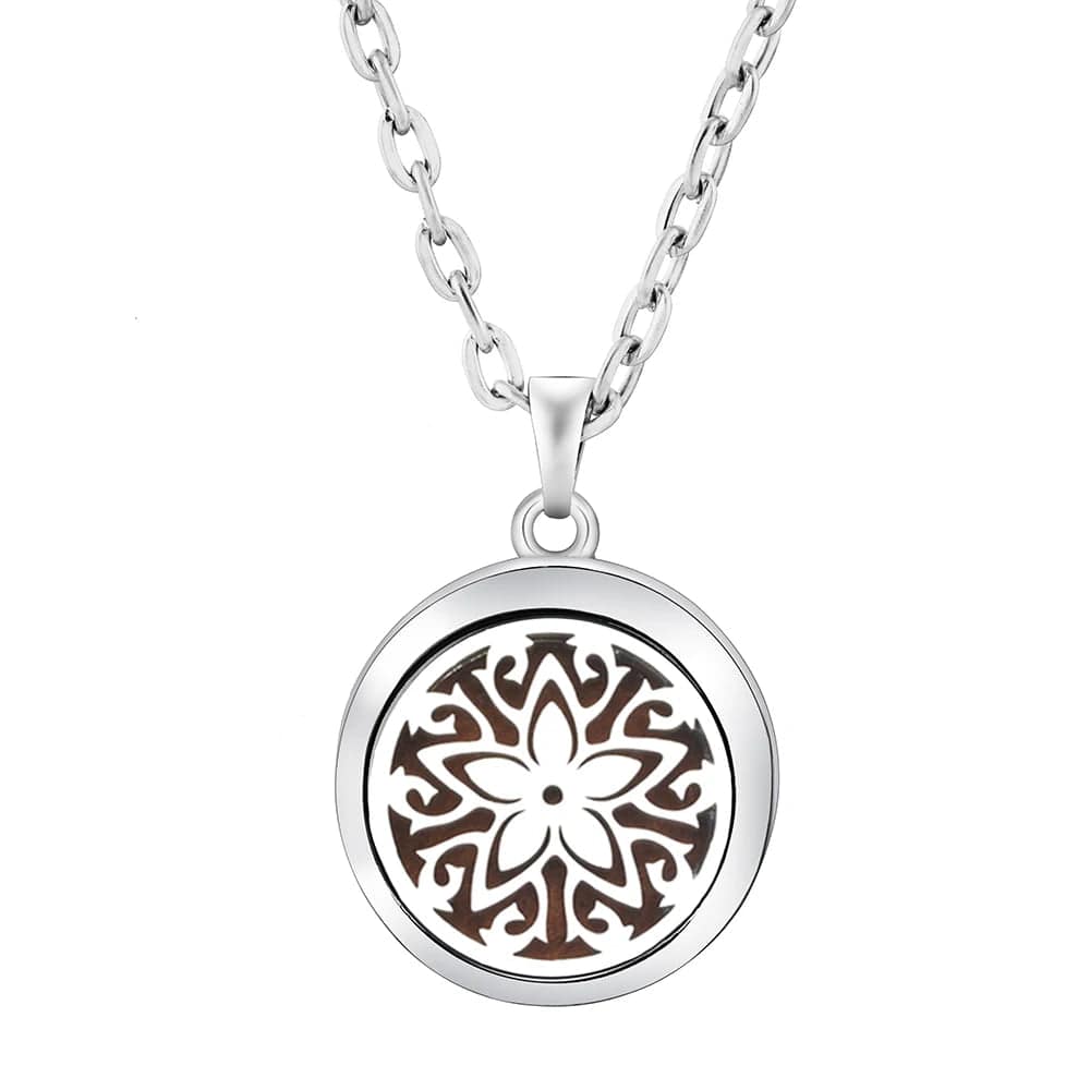 Collier en acier inoxydable avec pendentif - Skanessence