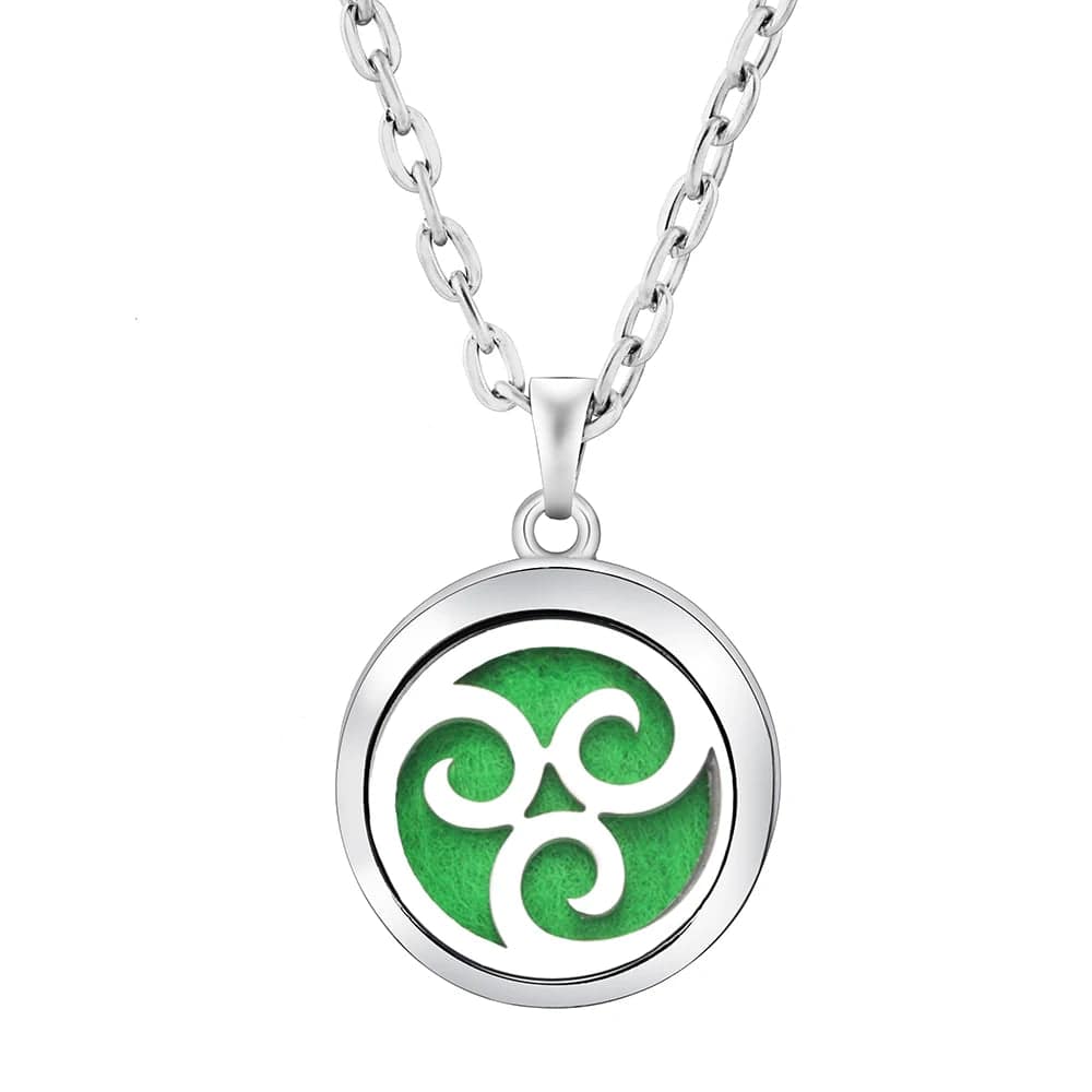 Collier en acier inoxydable avec pendentif - Skanessence