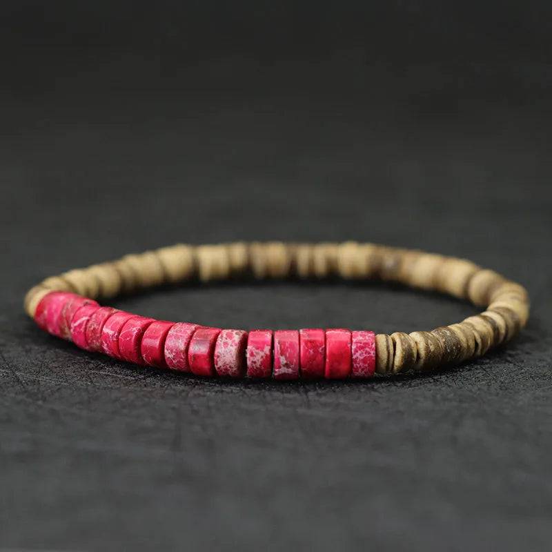 Bracelet en bois naturel - Skanessence