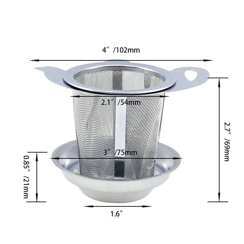 Filtre à thé en acier inoxydable - Skanessence