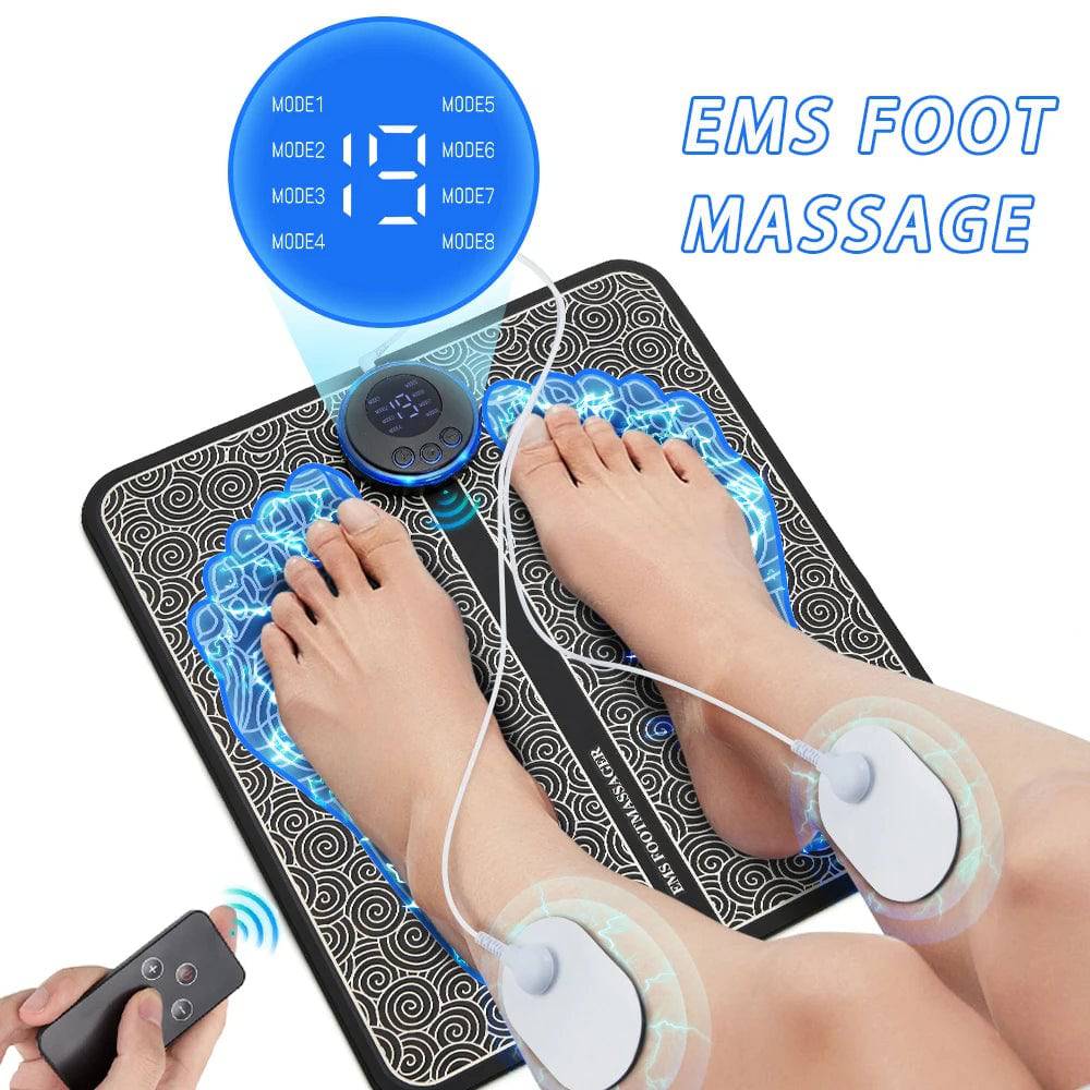 Tapis de massage électrique EMS pour les pieds - Skanessence