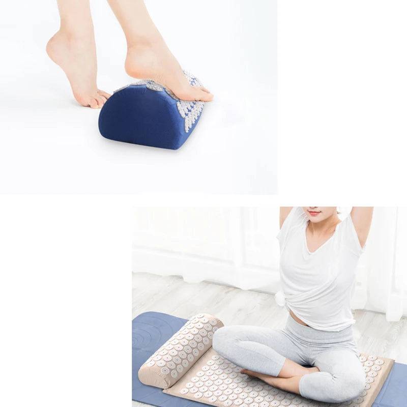 Tapis de massage yoga avec grands points de contact - Skanessence